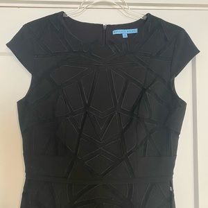 Antonio Melani black sheath dress